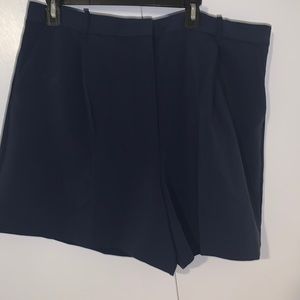 New Tailored Abercrombie and Fitch shorts Navy Blue